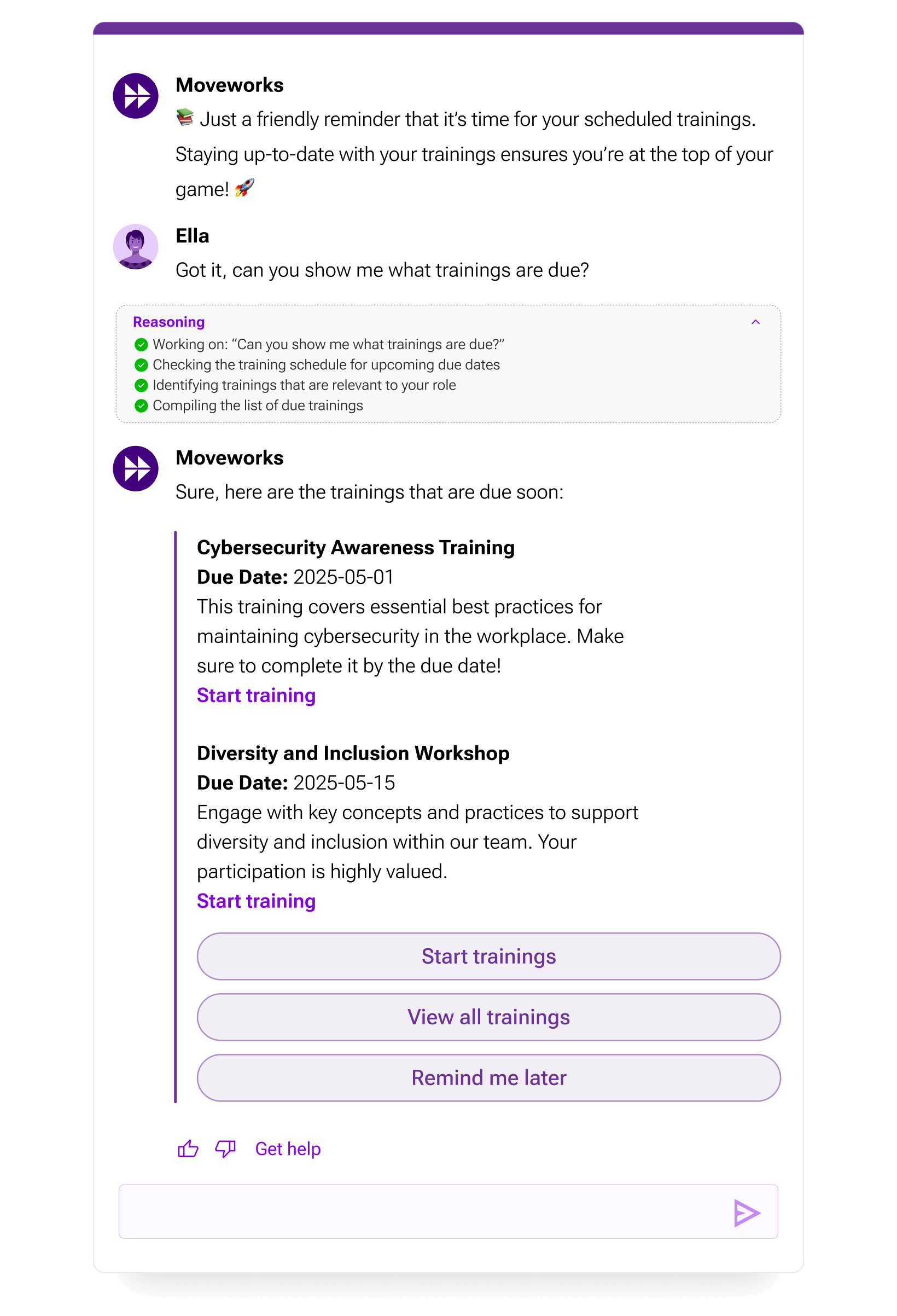 HR automation learning development