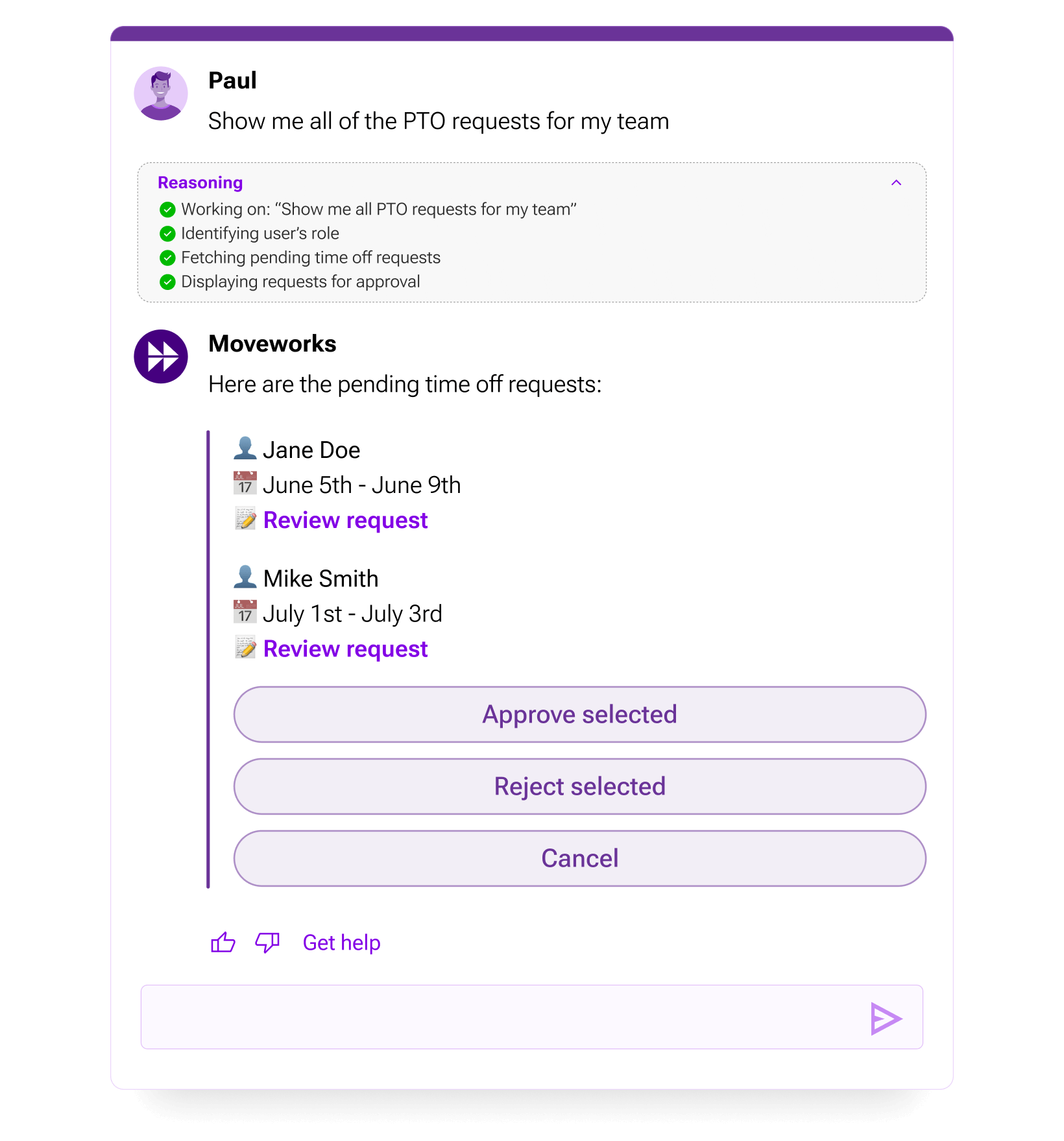 HR automations time absence