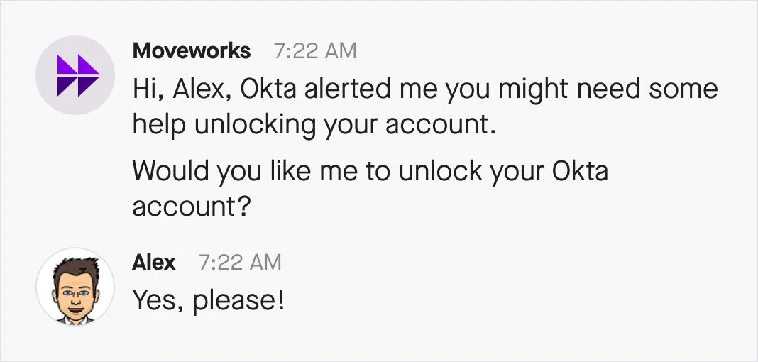 unlock account okta