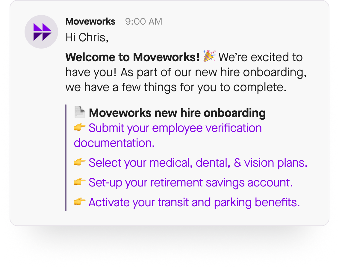 send targeted messages to employees