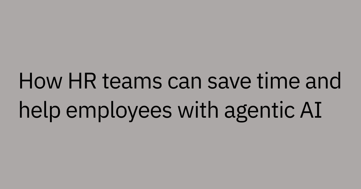 Image of agentic ai in hr