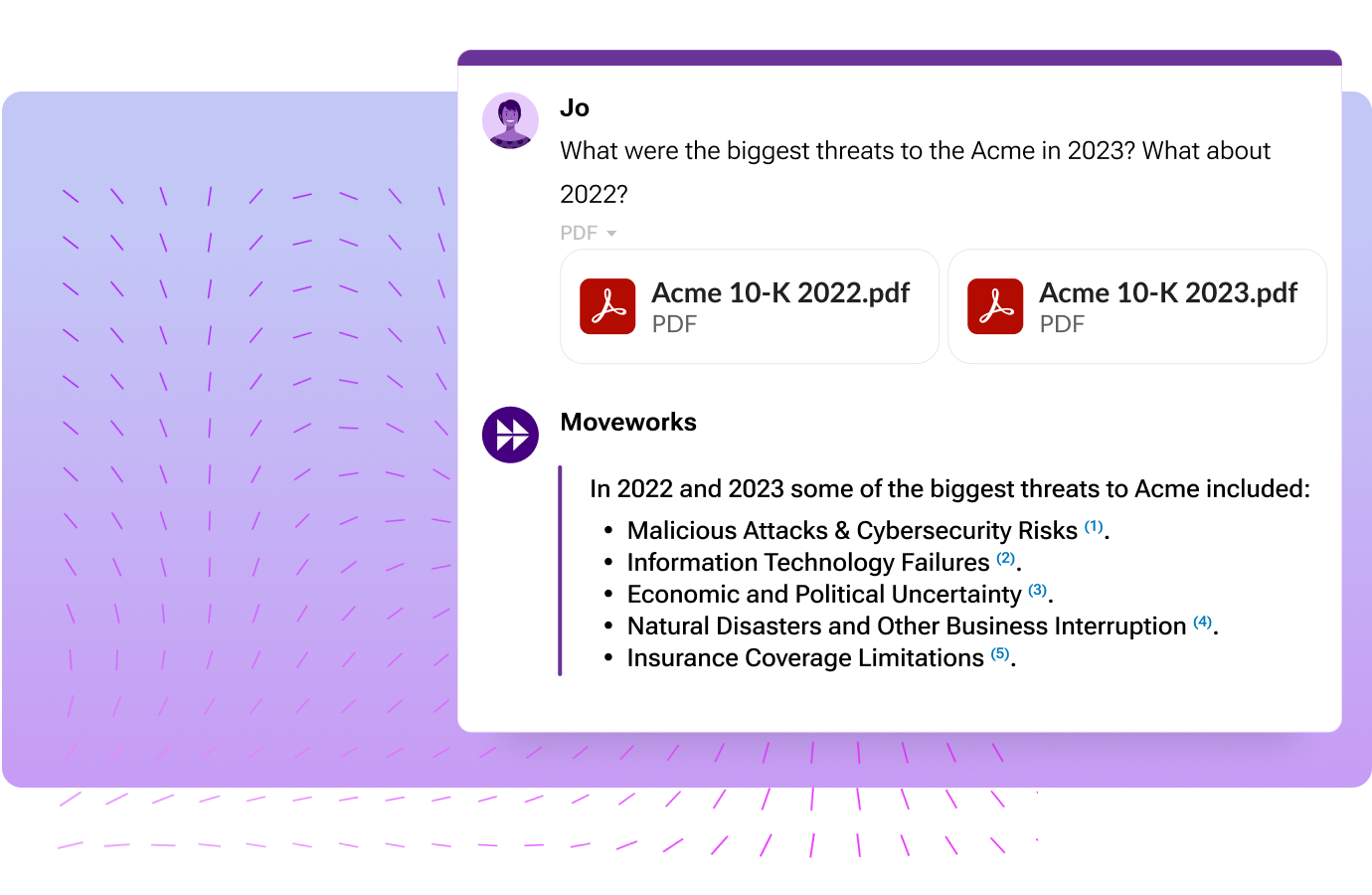 brief-me-summarizing-business-threats-across-multiple-yearly-reports
