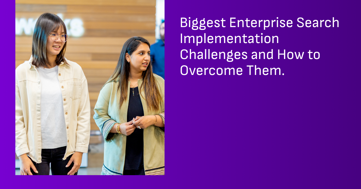 Enterprise search implementation challenge