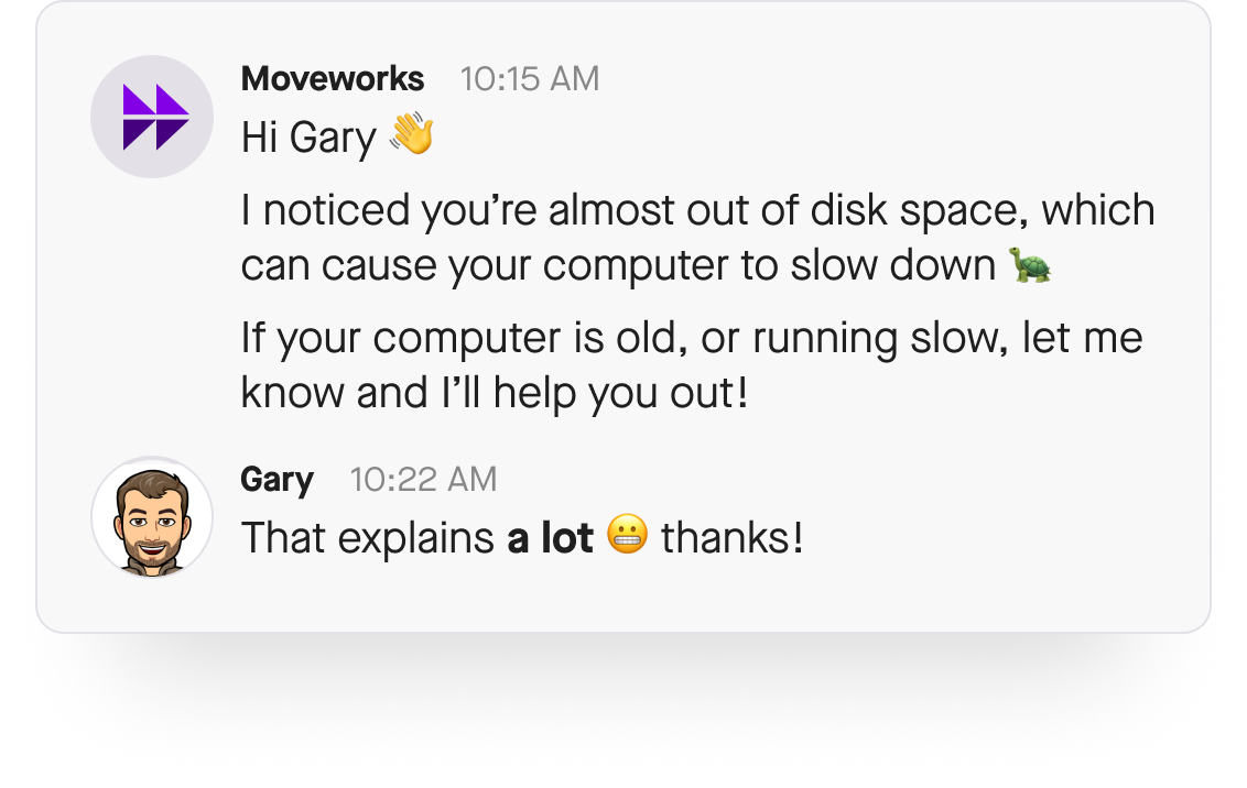 proactively device Issue