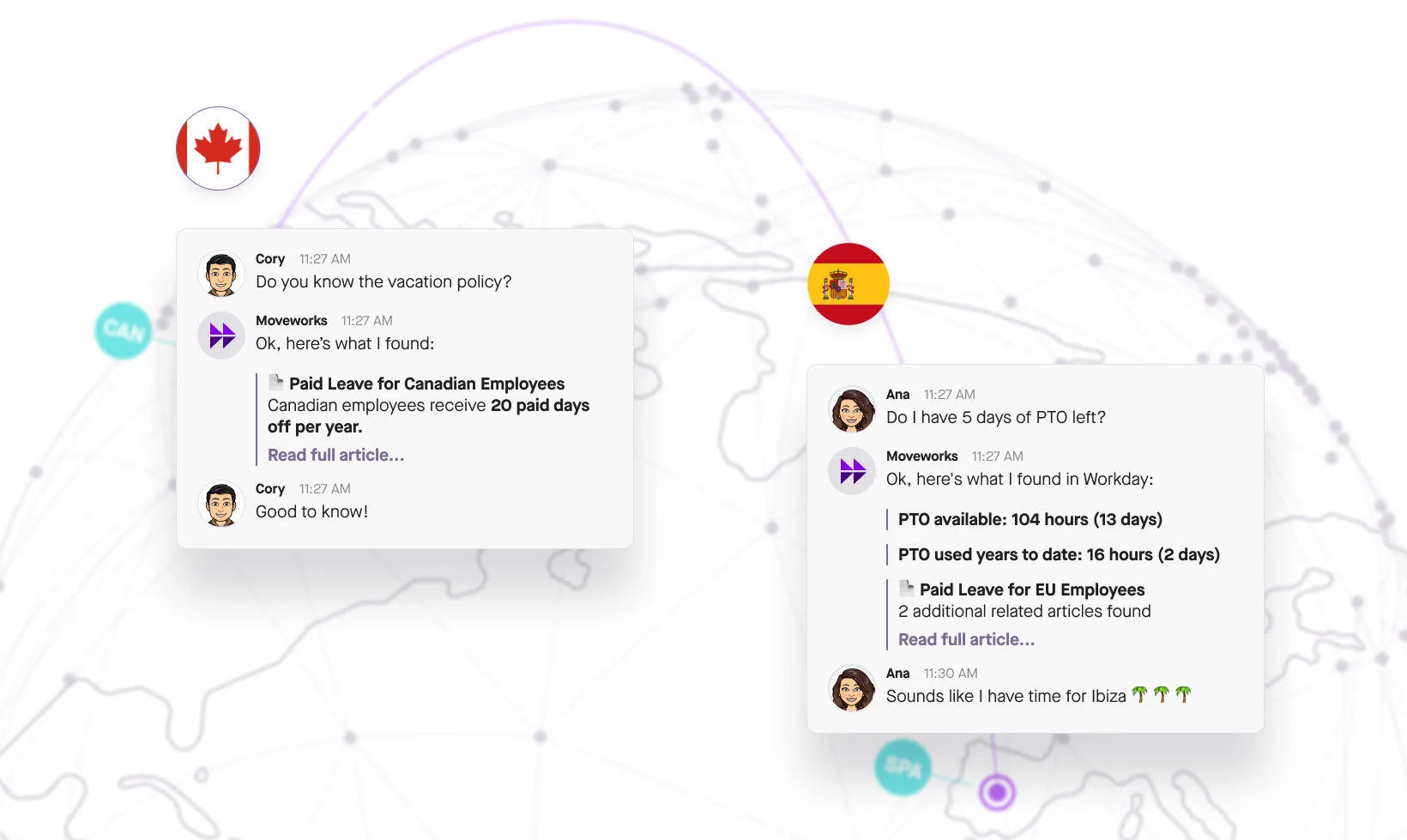 answer common hr questions instantly