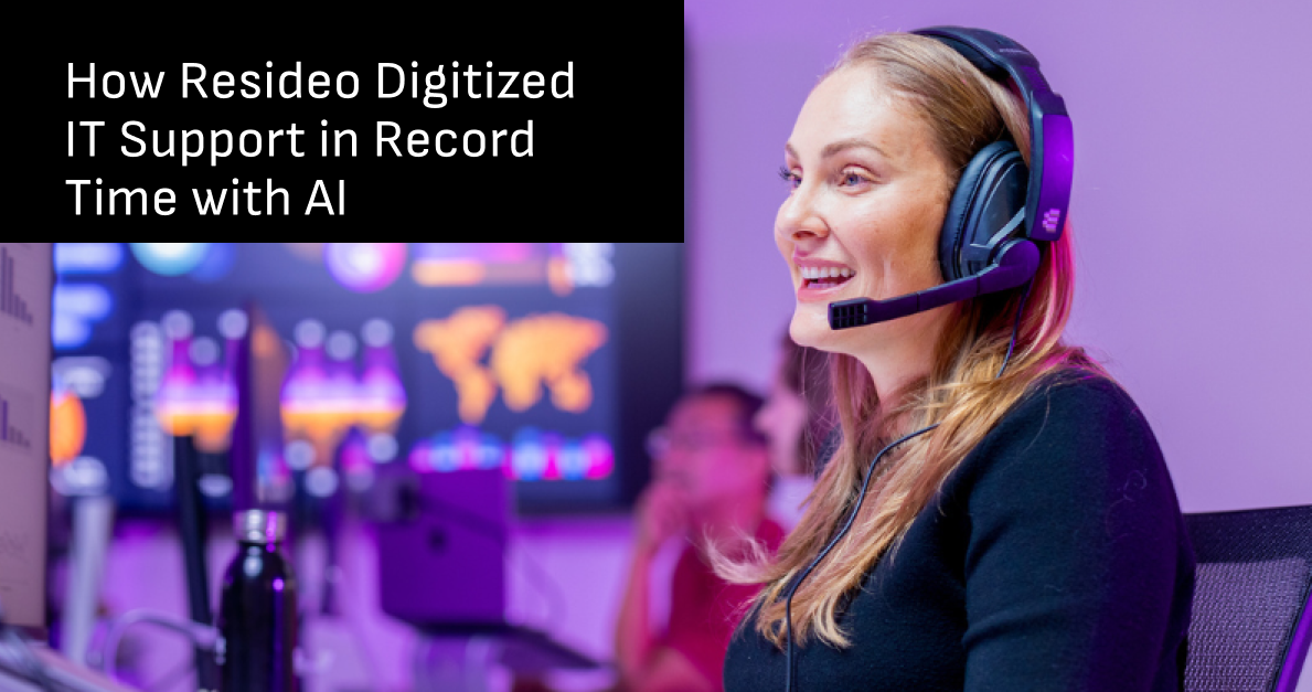 Resideo webinar recap service desk